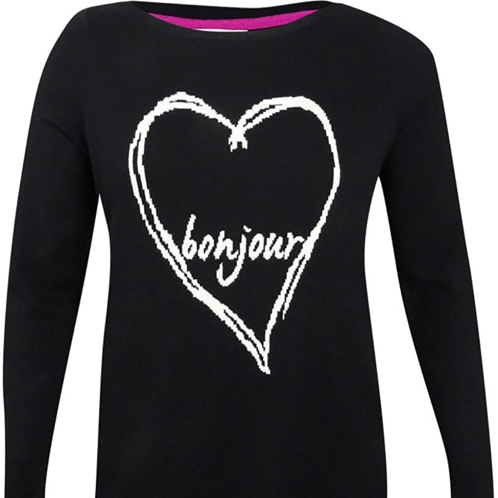 CHARTER CLUB Woman "Bon Jour' Sweater - Picture 6 of 6